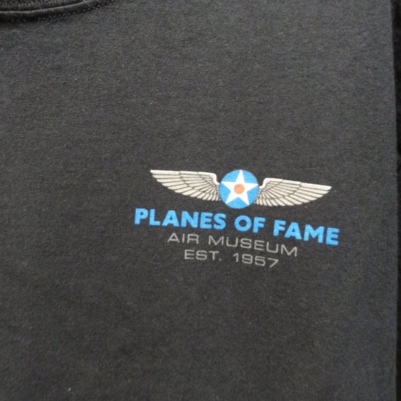 WWII Fighter Planes Graphic T~Planes of Fame museum~Great looking~milita… - Picture 4 of 4